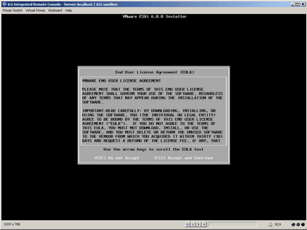 Установка esxi 6 (memory) Установка esxi 6