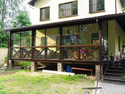 Веранда до будинку своїми руками проекти і фото (руками) Веранда до будинку своїми руками проекти і фото