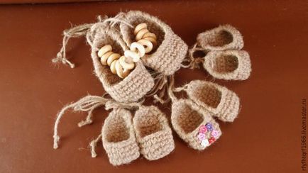 В'яжемо милі лапоточкі за 15 хвилин - ярмарок майстрів - ручна робота, handmade (в'яжемо) В'яжемо милі лапоточкі за 15 хвилин - ярмарок майстрів - ручна робота, handmade