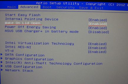 Wake on lid open що це в биосе (плюс переклад на українську)