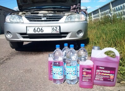 Заміна антифризу на кіа спектра своїми руками (спектра) Заміна антифризу на кіа спектра своїми руками