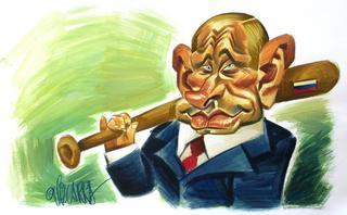 Західні карикатури на Путіна і Медведєва, блог тлумача (карикатури) Західні карикатури на Путіна і Медведєва, блог тлумача