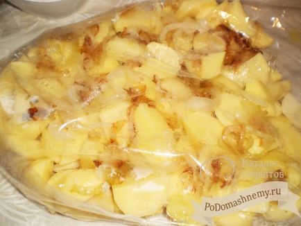 Печеня з куркою і грибами в рукаві (куркою) Печеня з куркою і грибами в рукаві