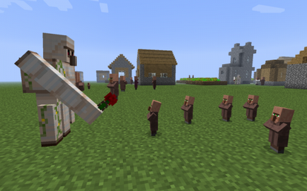 Залізний голем в minecraft (майнкрафт) Залізний голем в minecraft