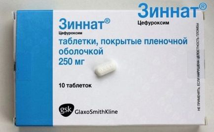 Зіннат для дітей інструкція із застосування антибіотика, відгуки про таблетки (дітей) Зіннат для дітей інструкція із застосування антибіотика, відгуки про таблетки