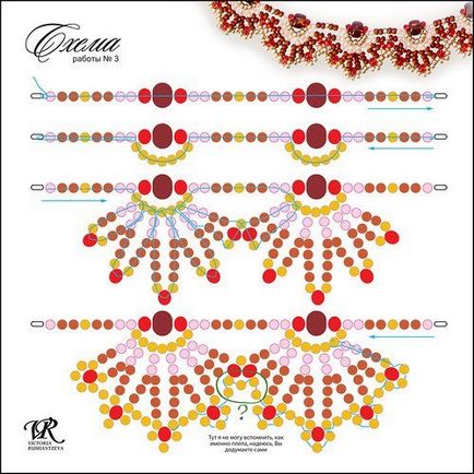 Бісероплетіння схеми кольє і намист для початківців з фото-добіркою