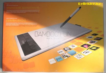 Графічний планшет wacom bamboo fun pen - touch (cth-670