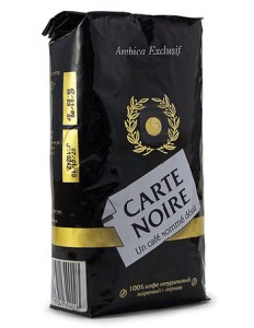 Cafea carte Noire și cafea carte neagră