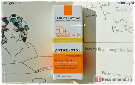 Крем для засмаги la roche posay сонцезахисний ультралегкий флюїд anthelios xl spf 50 - «always ☂