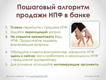 Крос-продажу нпф в банку способи, секрети, прийоми, техніки