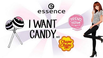 Літня колекція макіяжу essence х chupa chups i want candy makeup collection trend edition summer