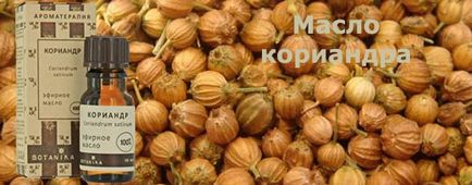 Масло коріандру властивості, застосування в косметології, відгуки (коріандру) Масло коріандру властивості, застосування в косметології, відгуки