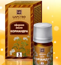 Масло коріандру властивості, застосування в косметології, відгуки (властивості) Масло коріандру властивості, застосування в косметології, відгуки