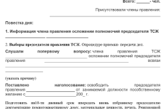 Переобрання голови ТСЖ в 2017 - дострокове, документи, зразок протоколу