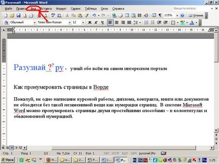 Довідайся! Як пронумерувати сторінки в ворде