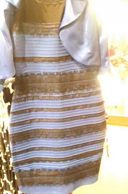 Тайната на мистериозните рокли защо хората виждат му бяло и златно или  синьо-черно