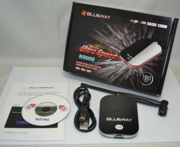 Зломщик wifi паролів і підсилювач вай фай сигналу - blueway n9000 (usb wifi-адаптер, злом будь-якого