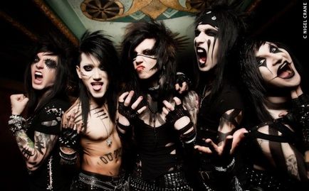 Black veil brides без макіяжу