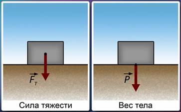 Фізика 7 клас вага тіла