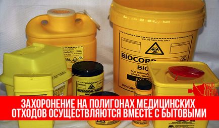 Класи відходів в медичних організаціях збір і зберігання