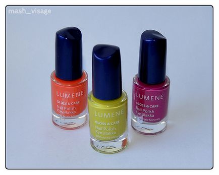 Нові літні лаки lumene nail polish kynsilakka with arctic minerals - № 24, 25, 29mashvisage,