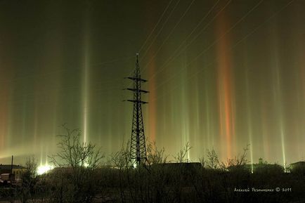 світлові стовпи