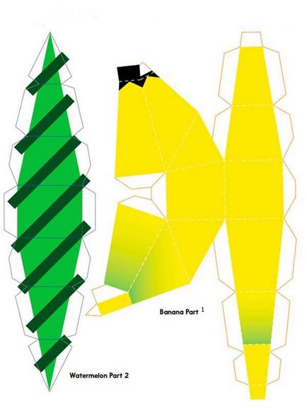 Як зробити об'ємні фрукти з паперу