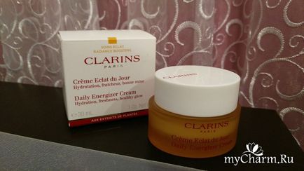 Приємний легкий крем для обличчя від clarins! Clarins creme eclat du jour daily energizer cream