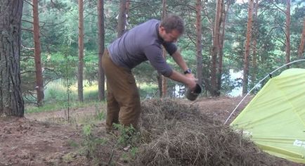 Як обігріти намет в поході - винаходи