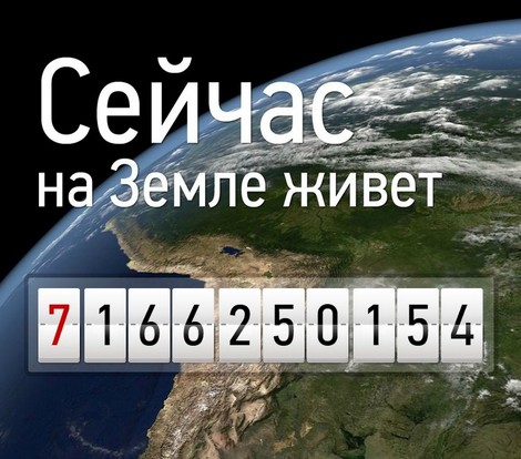 Скільки людей на планеті, ми порахували з точністю до людини, скільки людей живе на землі