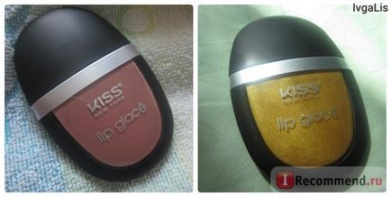 Рідка лакова губна помада kiss gold lip glace - «забавна упаковка, оригінальні кольори - як же