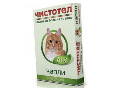 Краплі від бліх для котів чистотіл інструкція, відгуки від кліщів пудра