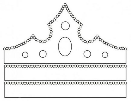 Красива корона для принцеси, своїми руками виготовлена