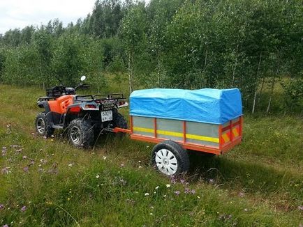 Причіп до скутеру своїми силами