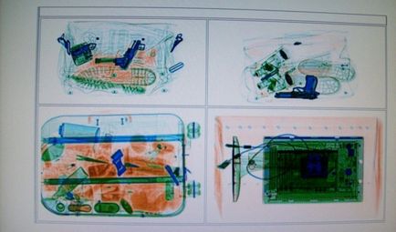 Скенерът на летището като проверка на багаж