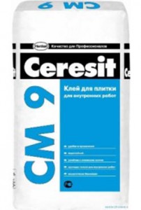 Клей для плитки ceresit см-11-17 т см-9, характеристики і витрата