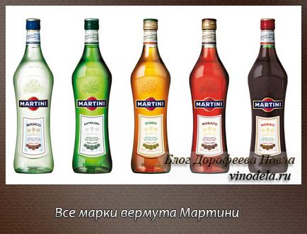 Марки мартіні martini bianco, asti, rosso, extra dry, gold і т