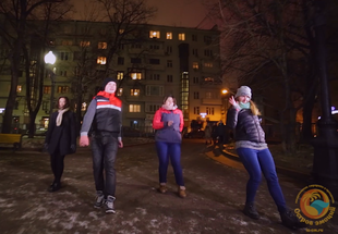 Organizarea Flashmoburi la Moscova