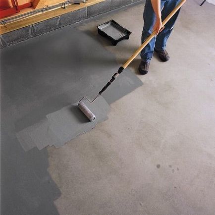 Импрегниране на бетонови настилки, особено гараж