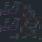Теплова схема котельні з паровими котлами, креслення, проектування теплових електростанцій