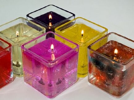 Как да си направим прозрачни свещи гел с ръцете си у дома