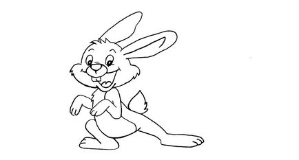 Начертайте заек - майсторски класове - детски рисунки по