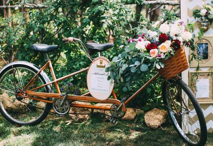 Választéka esküvői virág dekoráció - egyszerű és ugyanakkor hatékony módja annak, hogy hozzon létre