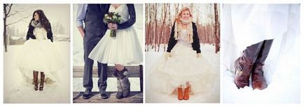 Обувки за зимата сватба