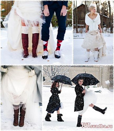 Зимни сватбени обувки снимки - сватба сватба портал тук