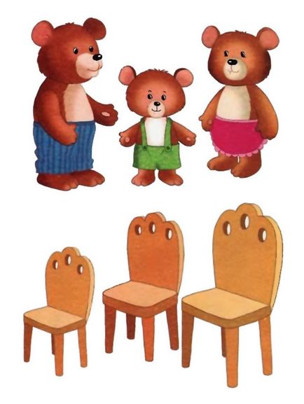 Урок "трите мечки" за детската стая