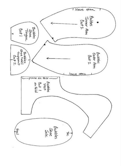 A bohóc cipő minta saját kezével -, hogyan kell egy bohóc jelmez ötletek