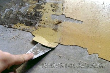 Как да премахнете стари блажна боя по стените, пода, врати, дървена дограма