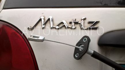 Cseréje a tengelykapcsoló huzalt a Daewoo Matiz autó (Daewoo Matiz)