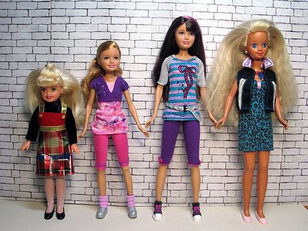 Еволюция на куклата Барби и нейните сестри